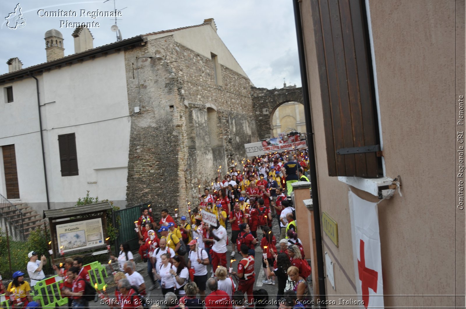 Solferino 22 Giugno 2019 - La tradizionale Fiaccolata - Croce Rossa Italiana - Comitato Regionale del Piemonte