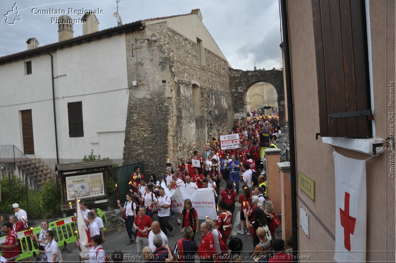 Solferino 22 Giugno 2019 - La tradizionale Fiaccolata - Croce Rossa Italiana - Comitato Regionale del Piemonte