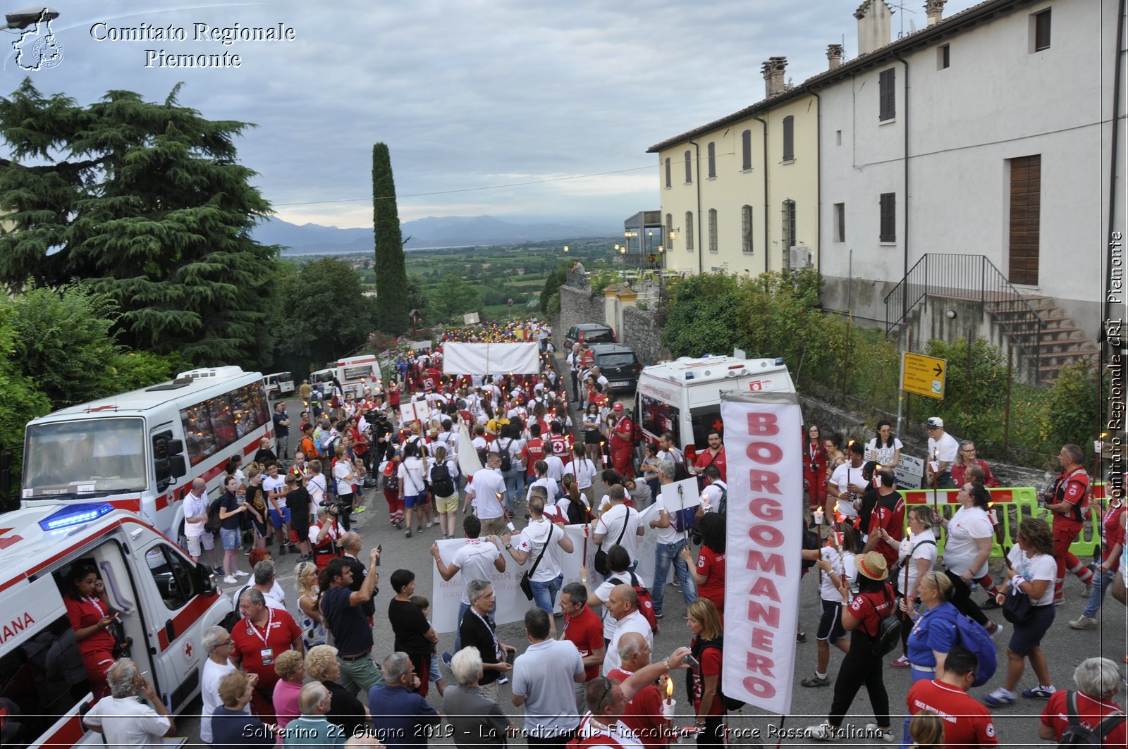 Solferino 22 Giugno 2019 - La tradizionale Fiaccolata - Croce Rossa Italiana - Comitato Regionale del Piemonte