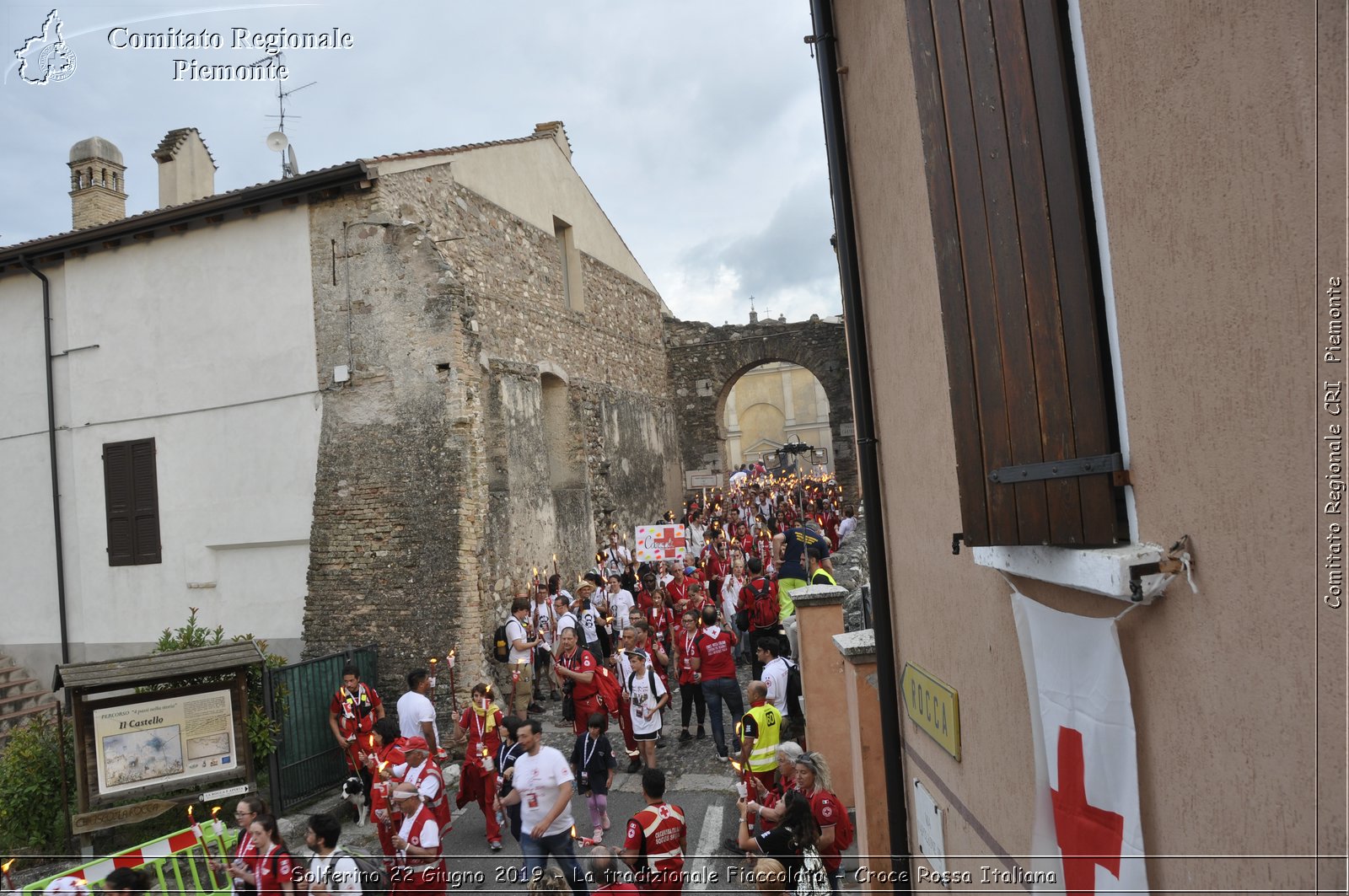 Solferino 22 Giugno 2019 - La tradizionale Fiaccolata - Croce Rossa Italiana - Comitato Regionale del Piemonte