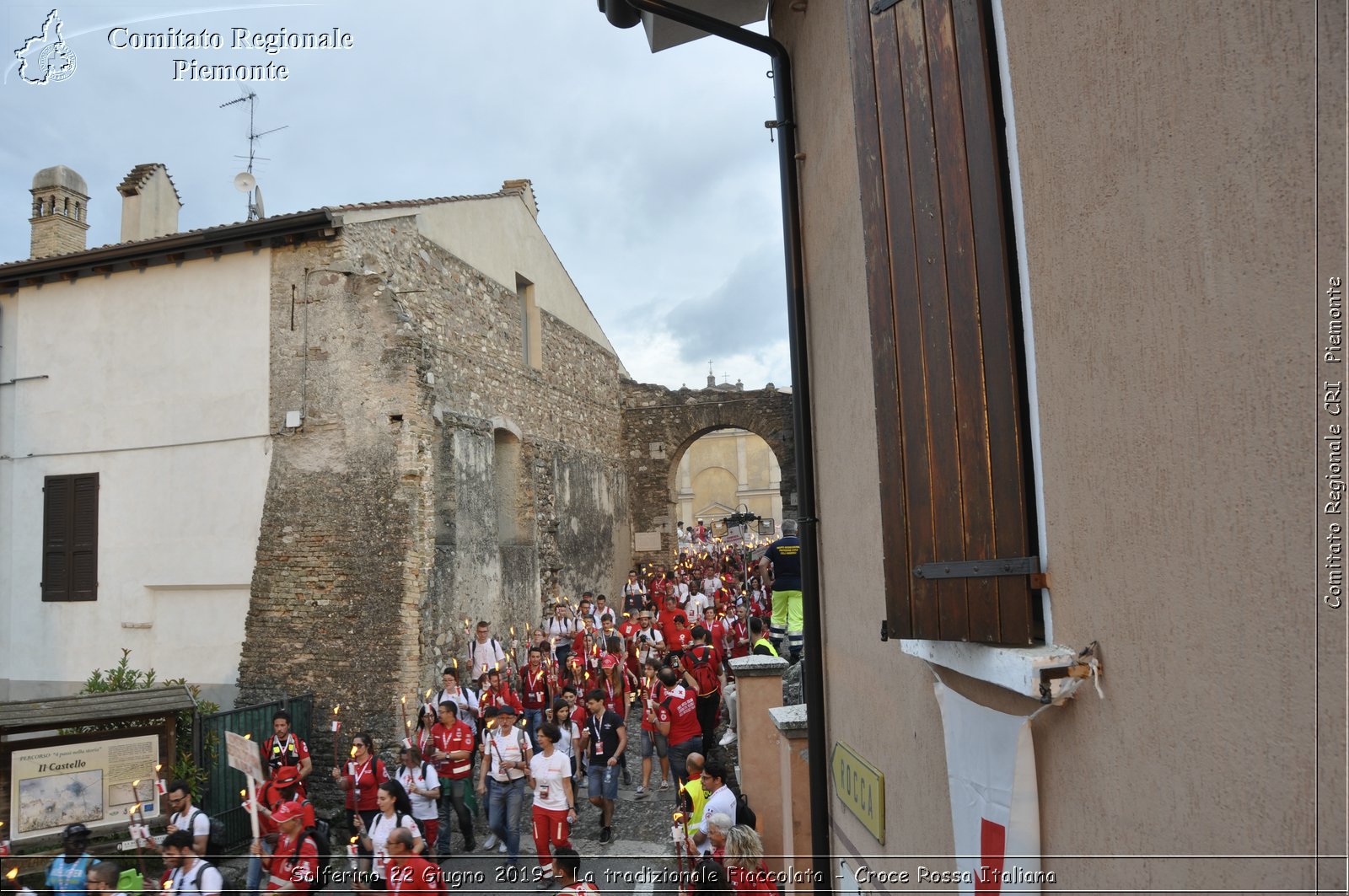 Solferino 22 Giugno 2019 - La tradizionale Fiaccolata - Croce Rossa Italiana - Comitato Regionale del Piemonte