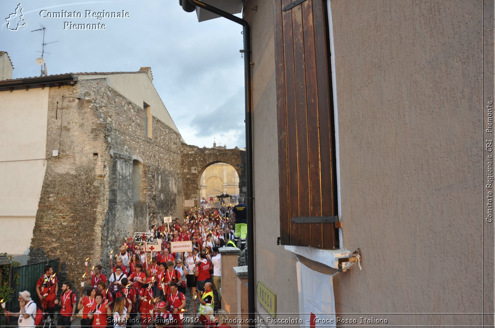 Solferino 22 Giugno 2019 - La tradizionale Fiaccolata - Croce Rossa Italiana - Comitato Regionale del Piemonte