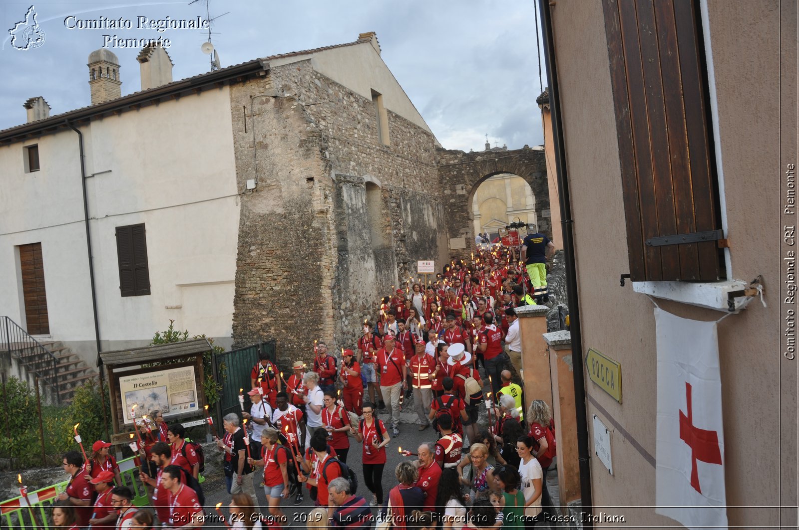 Solferino 22 Giugno 2019 - La tradizionale Fiaccolata - Croce Rossa Italiana - Comitato Regionale del Piemonte