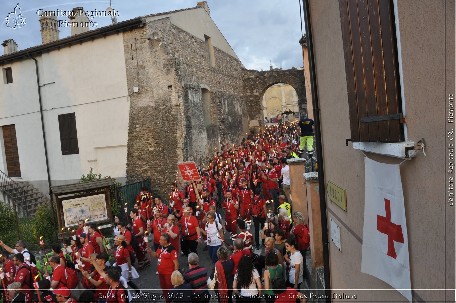 Solferino 22 Giugno 2019 - La tradizionale Fiaccolata - Croce Rossa Italiana - Comitato Regionale del Piemonte