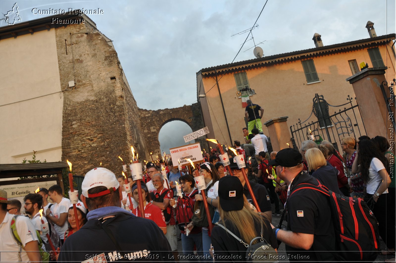 Solferino 22 Giugno 2019 - La tradizionale Fiaccolata - Croce Rossa Italiana - Comitato Regionale del Piemonte