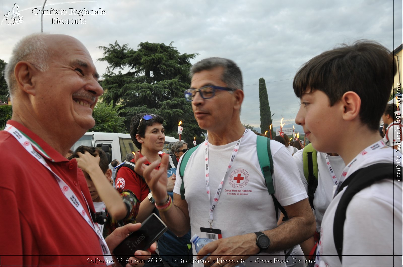 Solferino 22 Giugno 2019 - La tradizionale Fiaccolata - Croce Rossa Italiana - Comitato Regionale del Piemonte