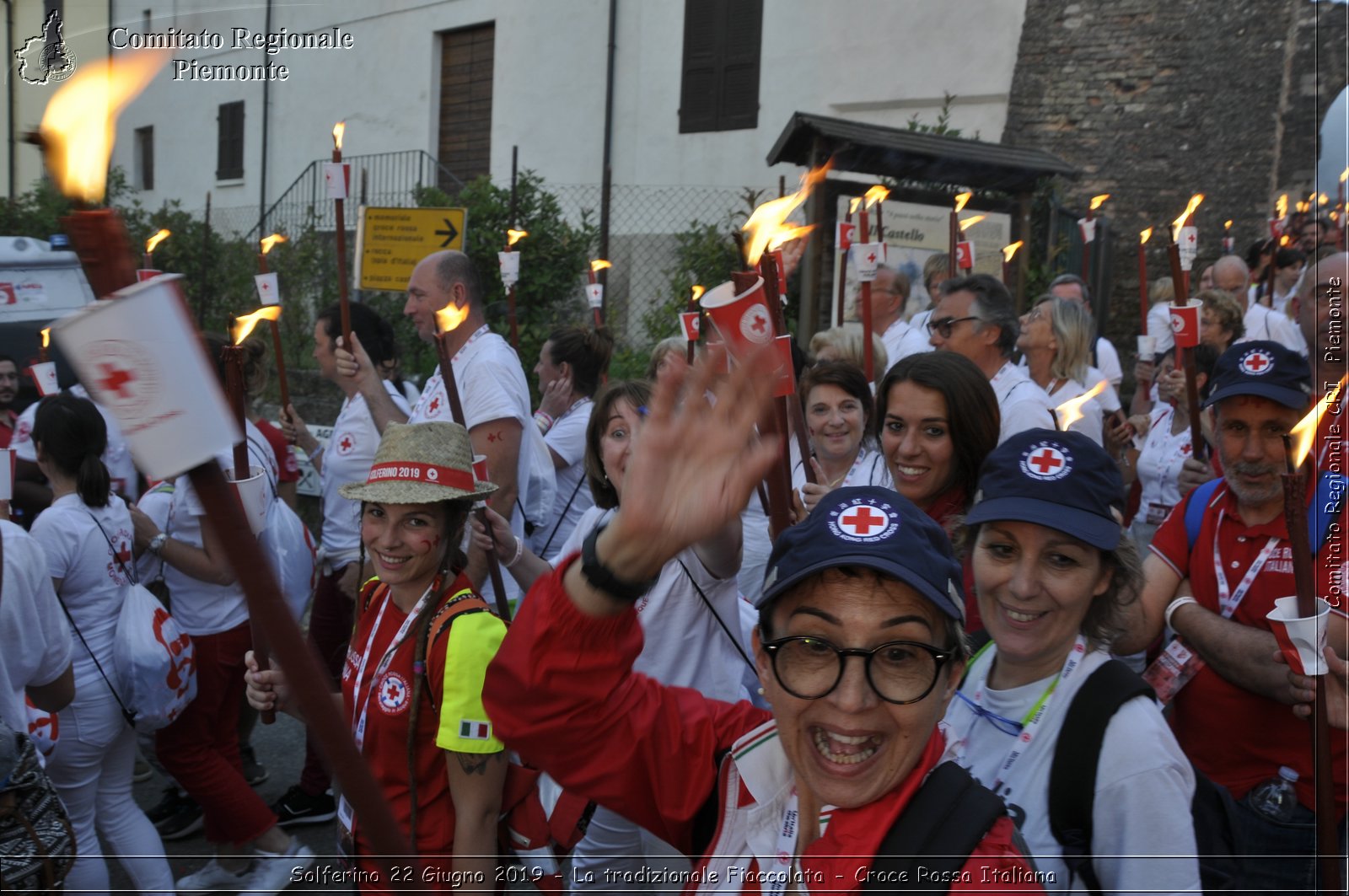 Solferino 22 Giugno 2019 - La tradizionale Fiaccolata - Croce Rossa Italiana - Comitato Regionale del Piemonte