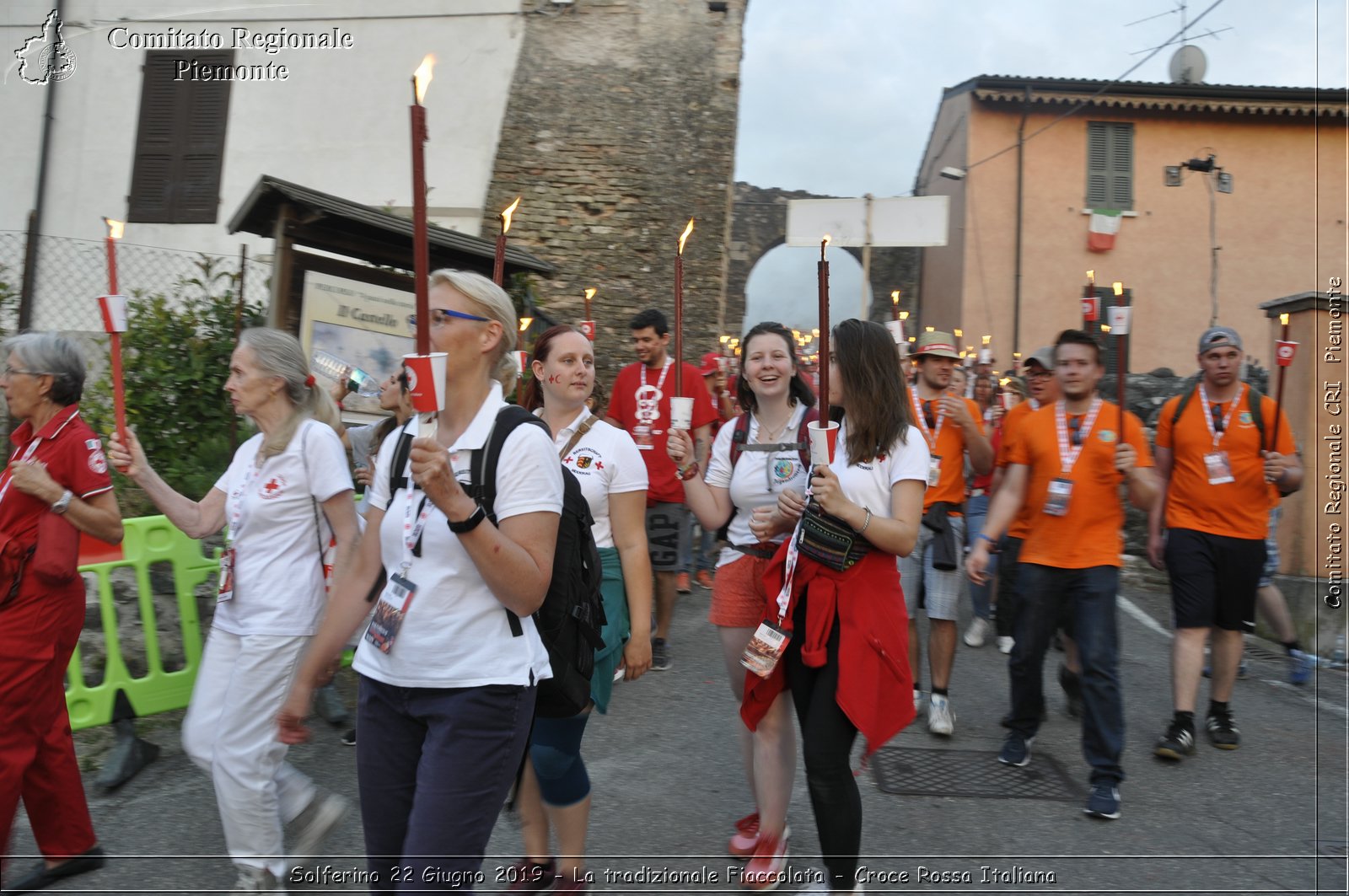 Solferino 22 Giugno 2019 - La tradizionale Fiaccolata - Croce Rossa Italiana - Comitato Regionale del Piemonte