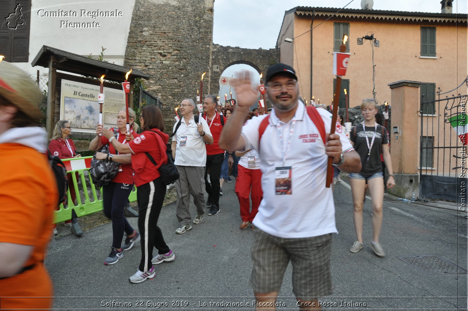 Solferino 22 Giugno 2019 - La tradizionale Fiaccolata - Croce Rossa Italiana - Comitato Regionale del Piemonte