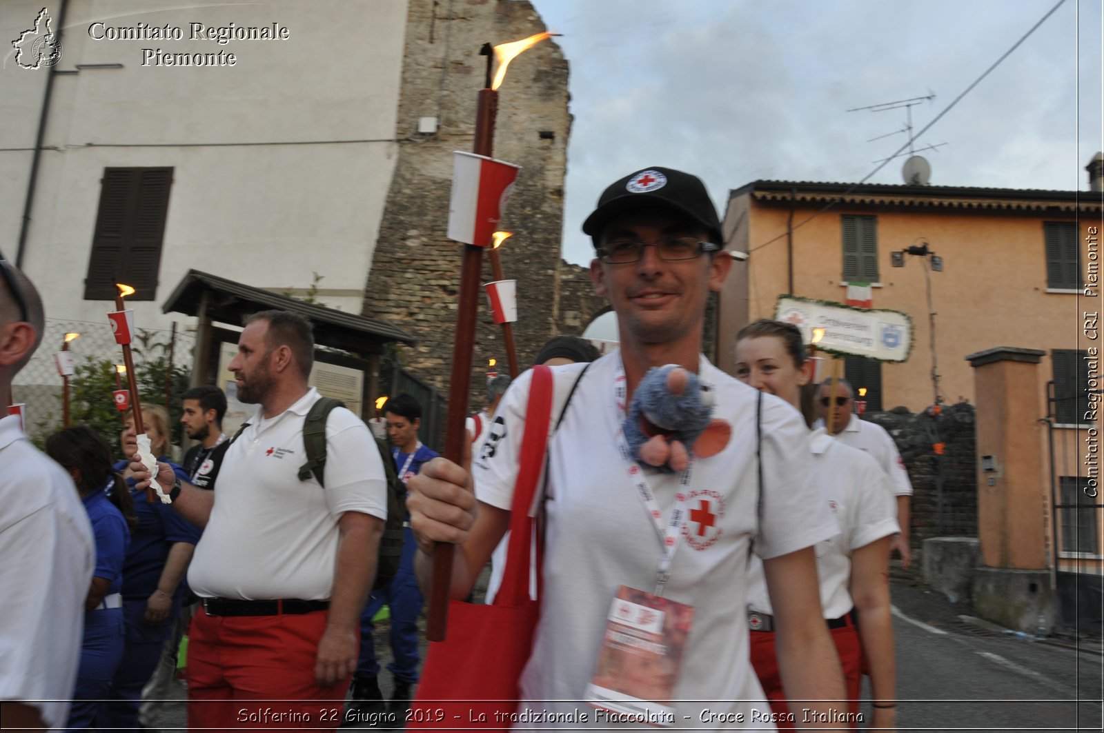 Solferino 22 Giugno 2019 - La tradizionale Fiaccolata - Croce Rossa Italiana - Comitato Regionale del Piemonte