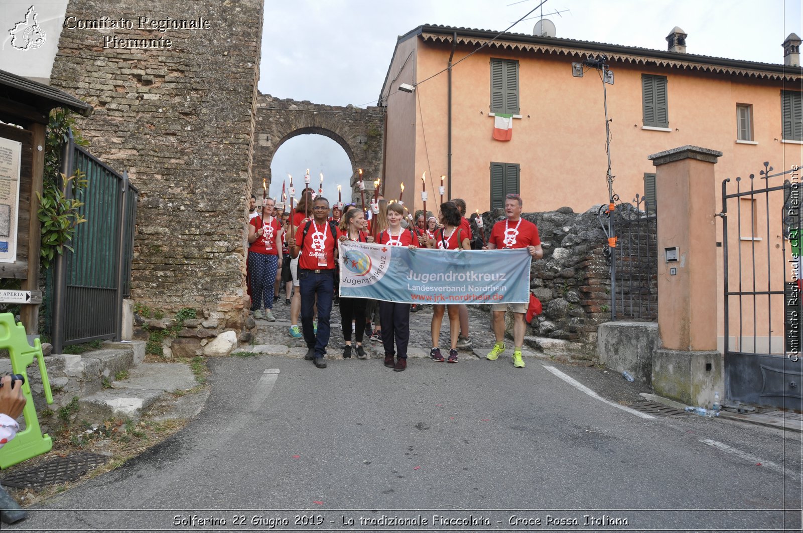 Solferino 22 Giugno 2019 - La tradizionale Fiaccolata - Croce Rossa Italiana - Comitato Regionale del Piemonte