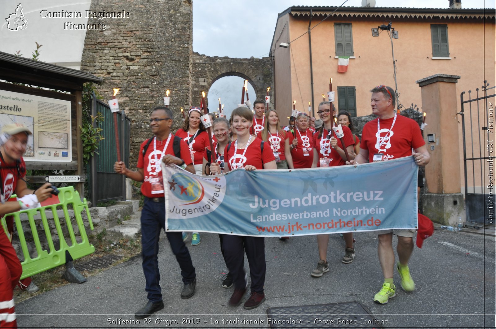 Solferino 22 Giugno 2019 - La tradizionale Fiaccolata - Croce Rossa Italiana - Comitato Regionale del Piemonte