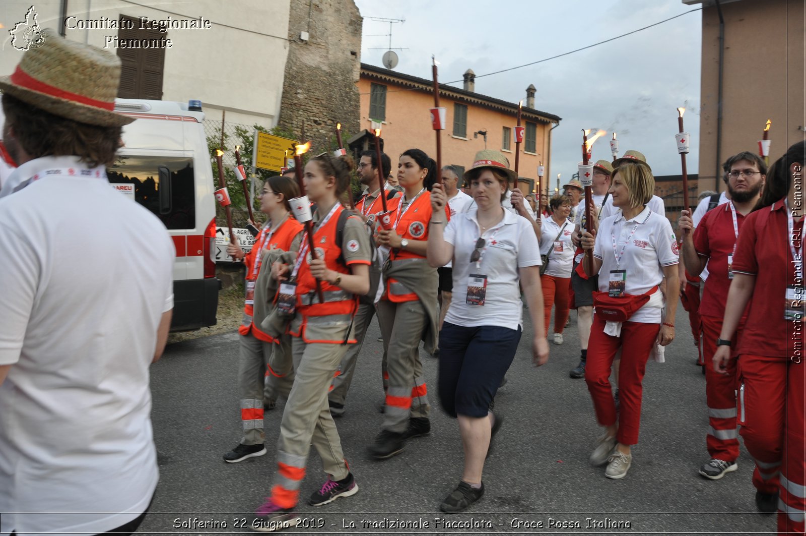 Solferino 22 Giugno 2019 - La tradizionale Fiaccolata - Croce Rossa Italiana - Comitato Regionale del Piemonte