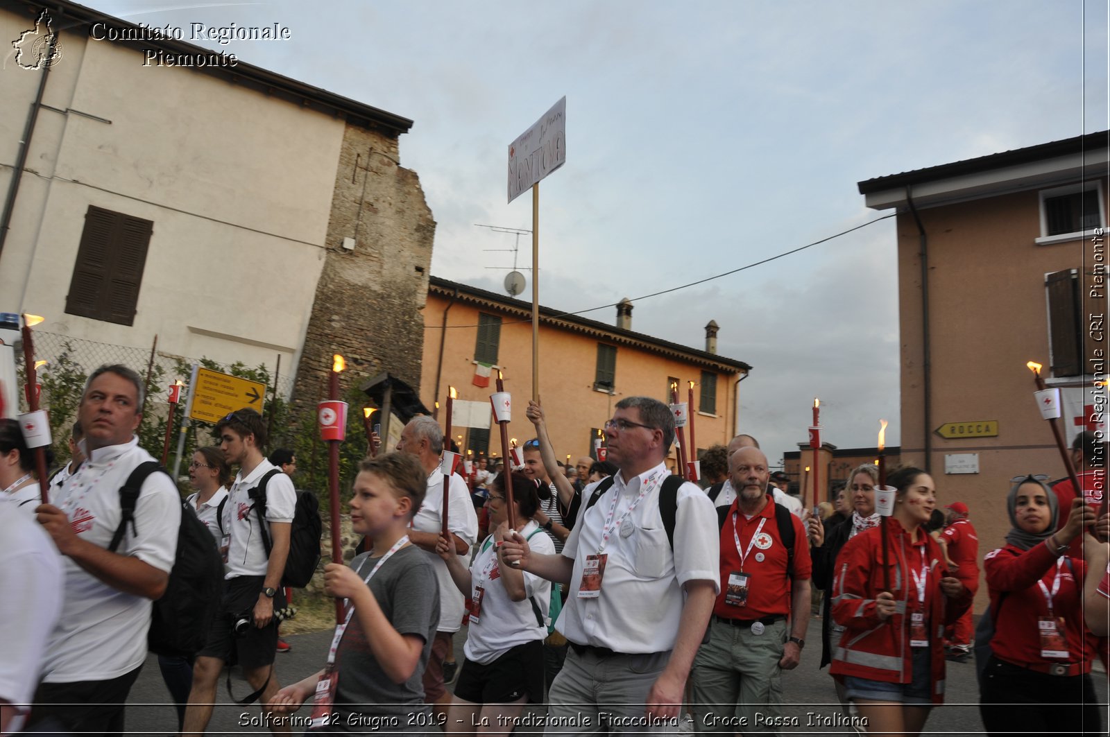 Solferino 22 Giugno 2019 - La tradizionale Fiaccolata - Croce Rossa Italiana - Comitato Regionale del Piemonte