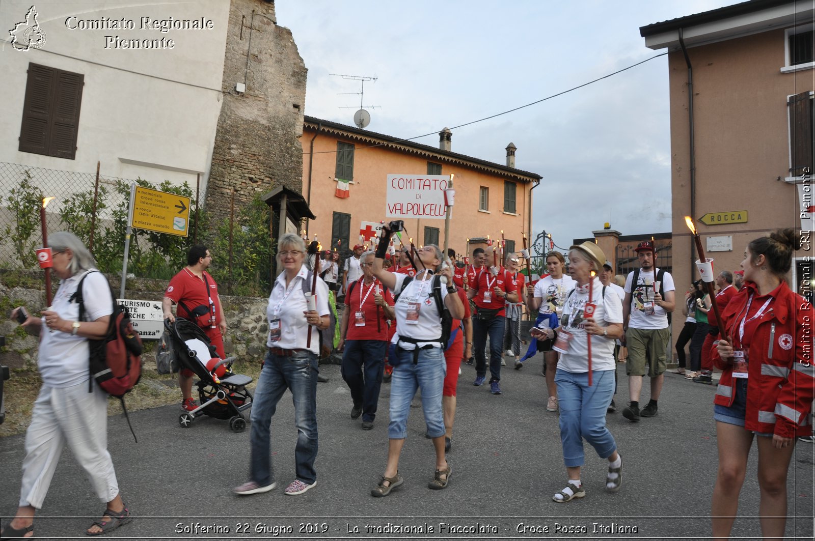 Solferino 22 Giugno 2019 - La tradizionale Fiaccolata - Croce Rossa Italiana - Comitato Regionale del Piemonte