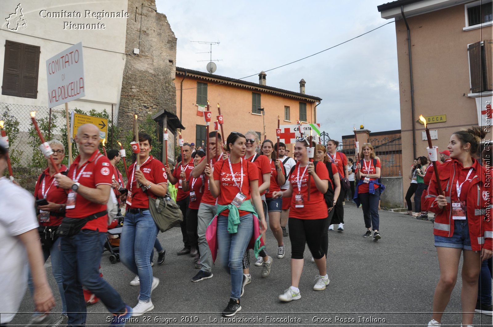 Solferino 22 Giugno 2019 - La tradizionale Fiaccolata - Croce Rossa Italiana - Comitato Regionale del Piemonte