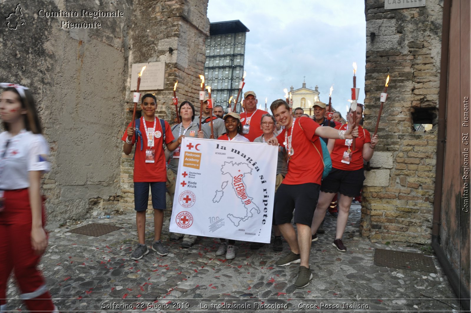 Solferino 22 Giugno 2019 - La tradizionale Fiaccolata - Croce Rossa Italiana - Comitato Regionale del Piemonte