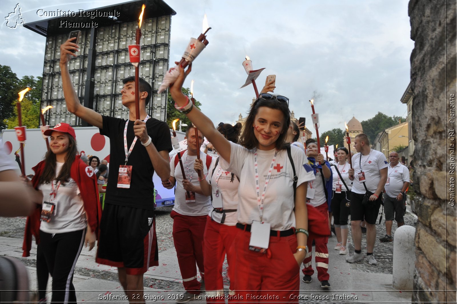 Solferino 22 Giugno 2019 - La tradizionale Fiaccolata - Croce Rossa Italiana - Comitato Regionale del Piemonte