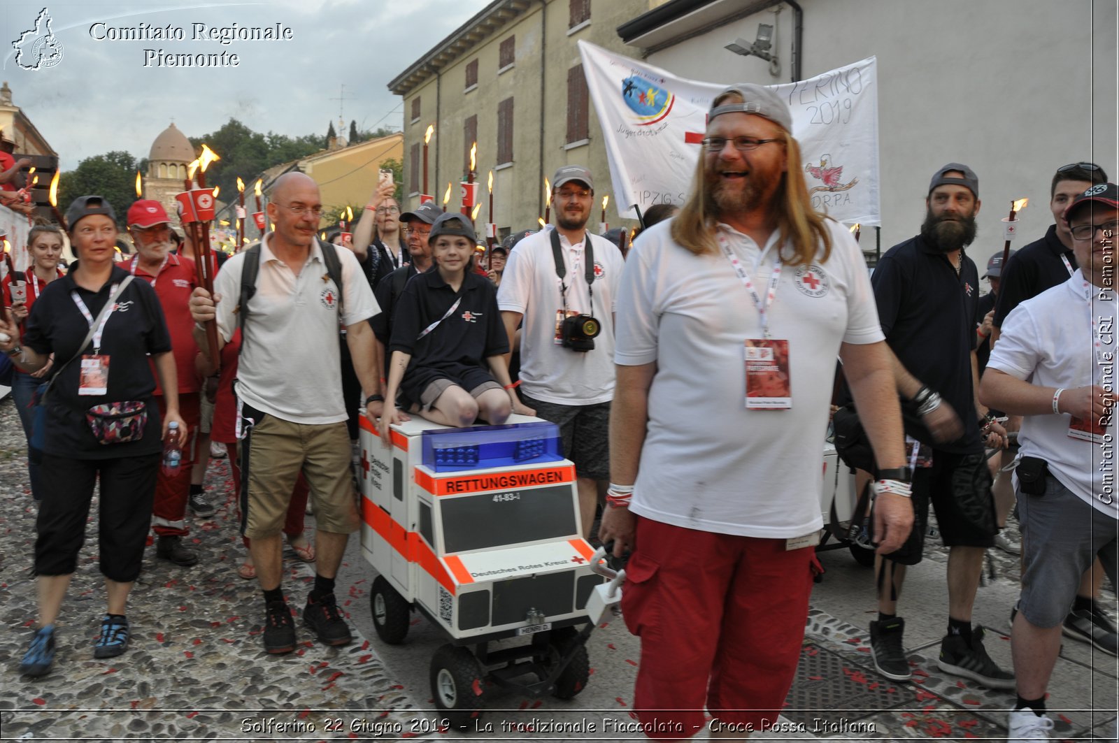 Solferino 22 Giugno 2019 - La tradizionale Fiaccolata - Croce Rossa Italiana - Comitato Regionale del Piemonte