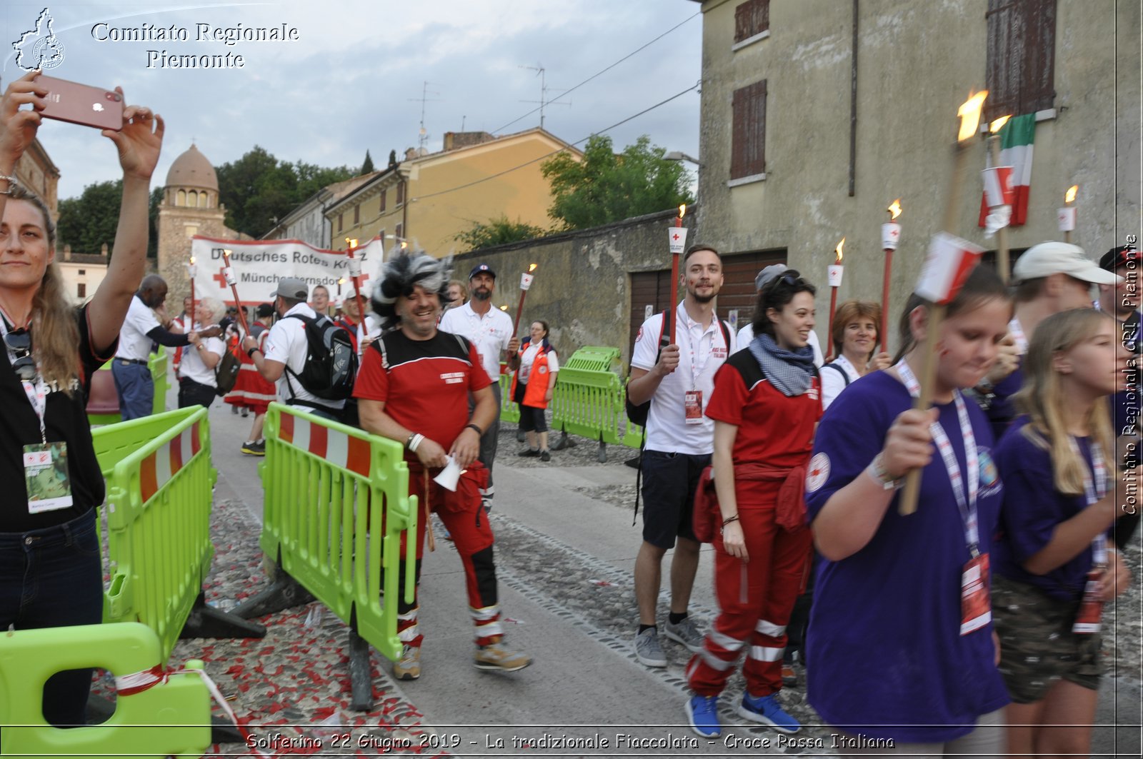 Solferino 22 Giugno 2019 - La tradizionale Fiaccolata - Croce Rossa Italiana - Comitato Regionale del Piemonte