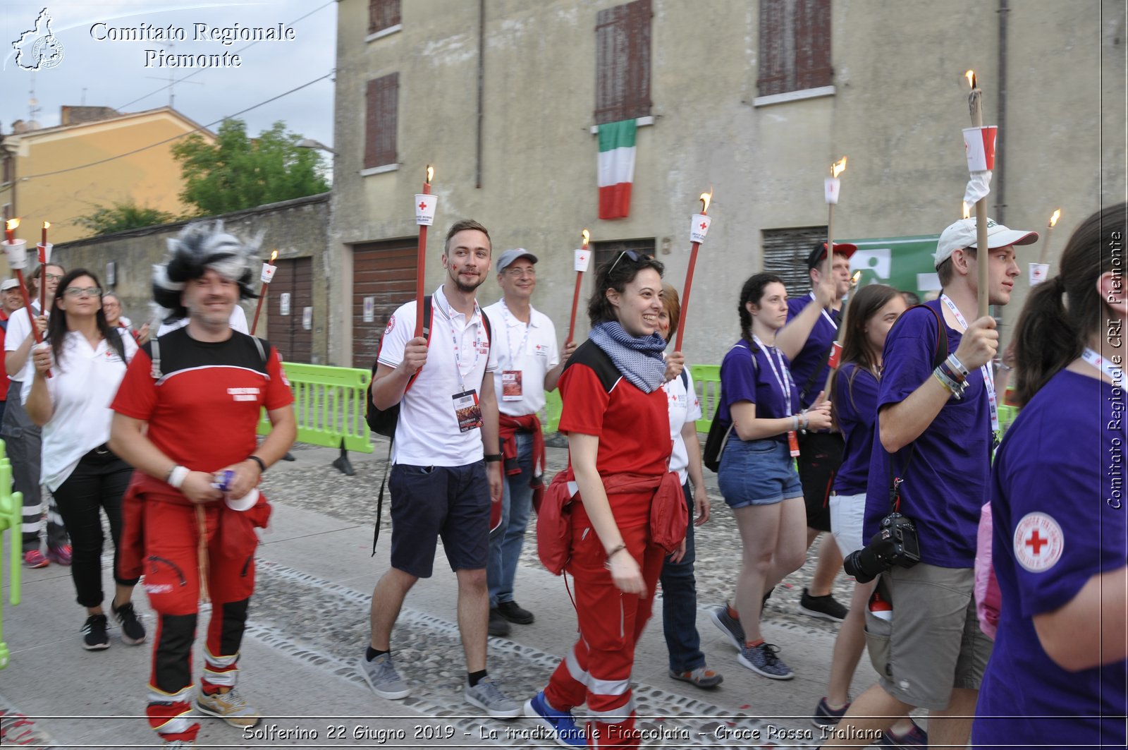 Solferino 22 Giugno 2019 - La tradizionale Fiaccolata - Croce Rossa Italiana - Comitato Regionale del Piemonte