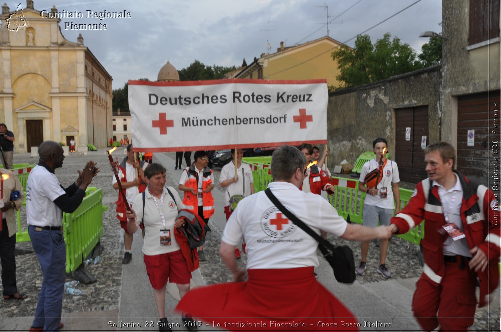 Solferino 22 Giugno 2019 - La tradizionale Fiaccolata - Croce Rossa Italiana - Comitato Regionale del Piemonte