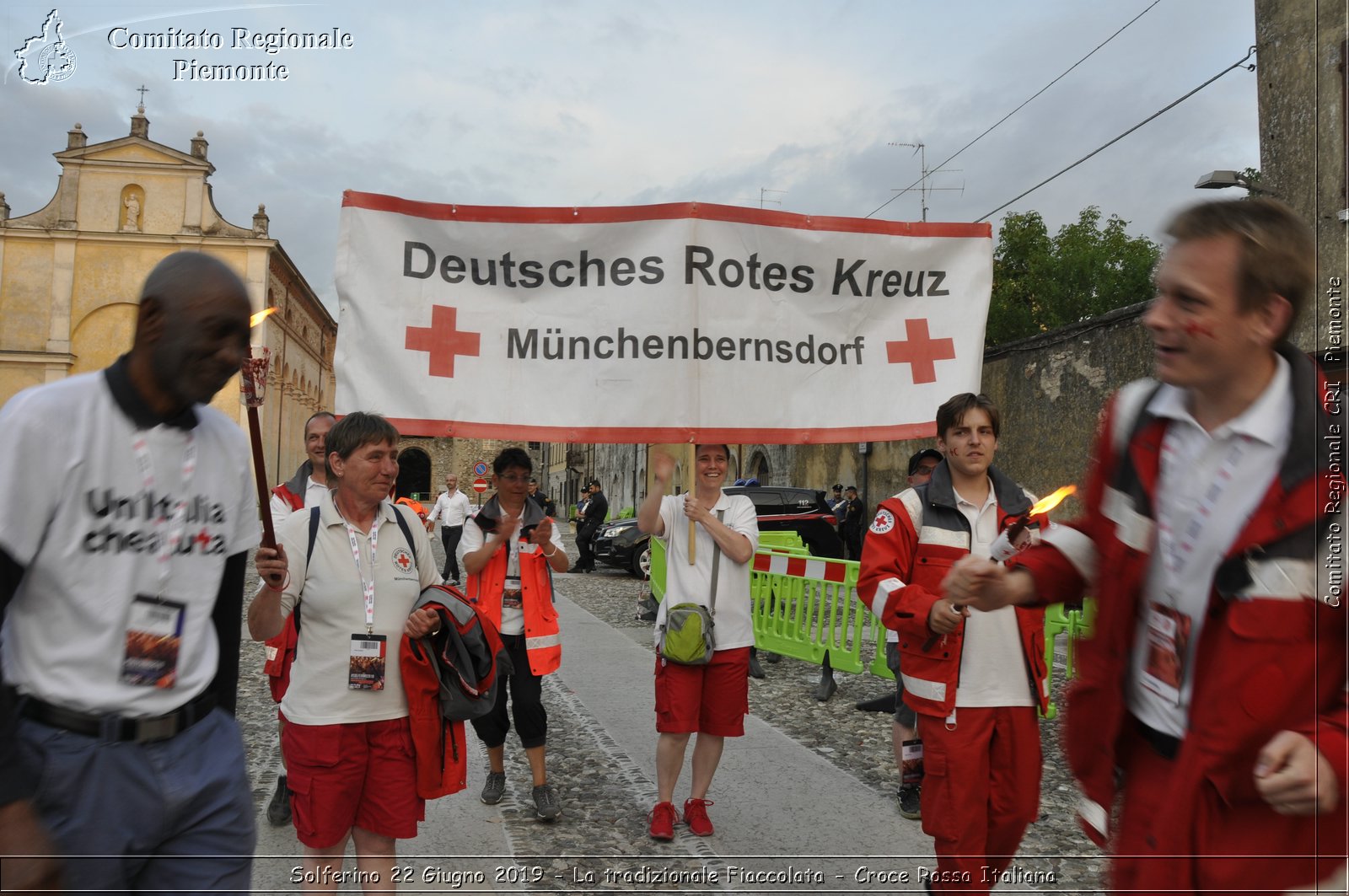 Solferino 22 Giugno 2019 - La tradizionale Fiaccolata - Croce Rossa Italiana - Comitato Regionale del Piemonte