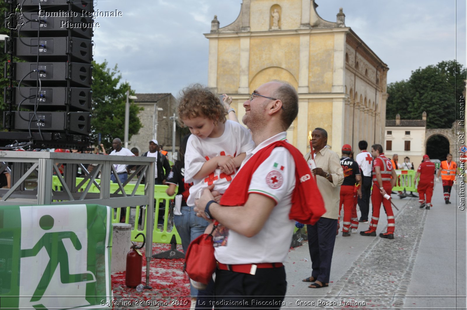 Solferino 22 Giugno 2019 - La tradizionale Fiaccolata - Croce Rossa Italiana - Comitato Regionale del Piemonte