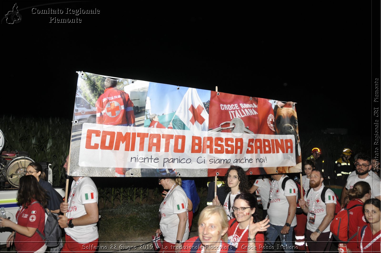 Solferino 22 Giugno 2019 - La tradizionale Fiaccolata - Croce Rossa Italiana - Comitato Regionale del Piemonte