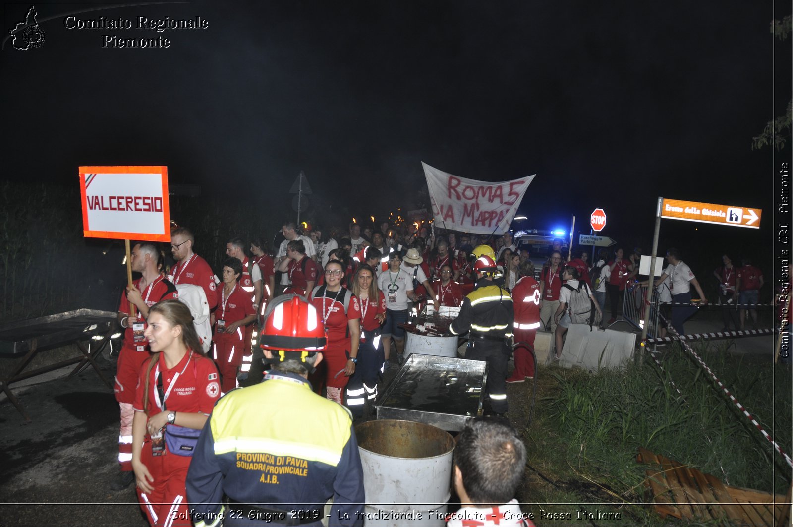 Solferino 22 Giugno 2019 - La tradizionale Fiaccolata - Croce Rossa Italiana - Comitato Regionale del Piemonte