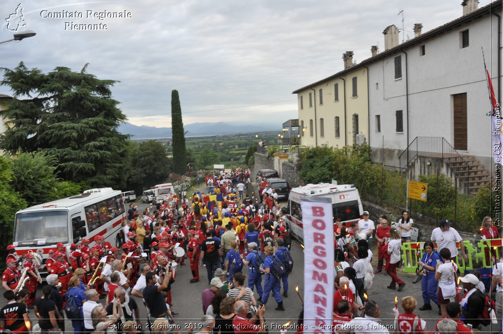 Solferino 22 Giugno 2019 - La tradizionale Fiaccolata - Croce Rossa Italiana - Comitato Regionale del Piemonte