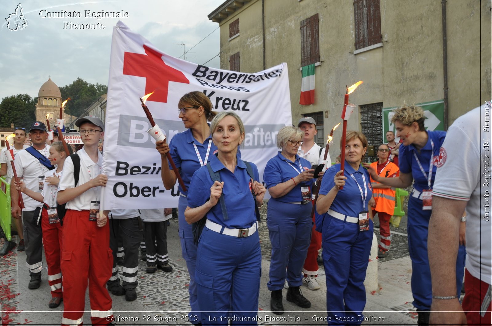 Solferino 22 Giugno 2019 - La tradizionale Fiaccolata - Croce Rossa Italiana - Comitato Regionale del Piemonte