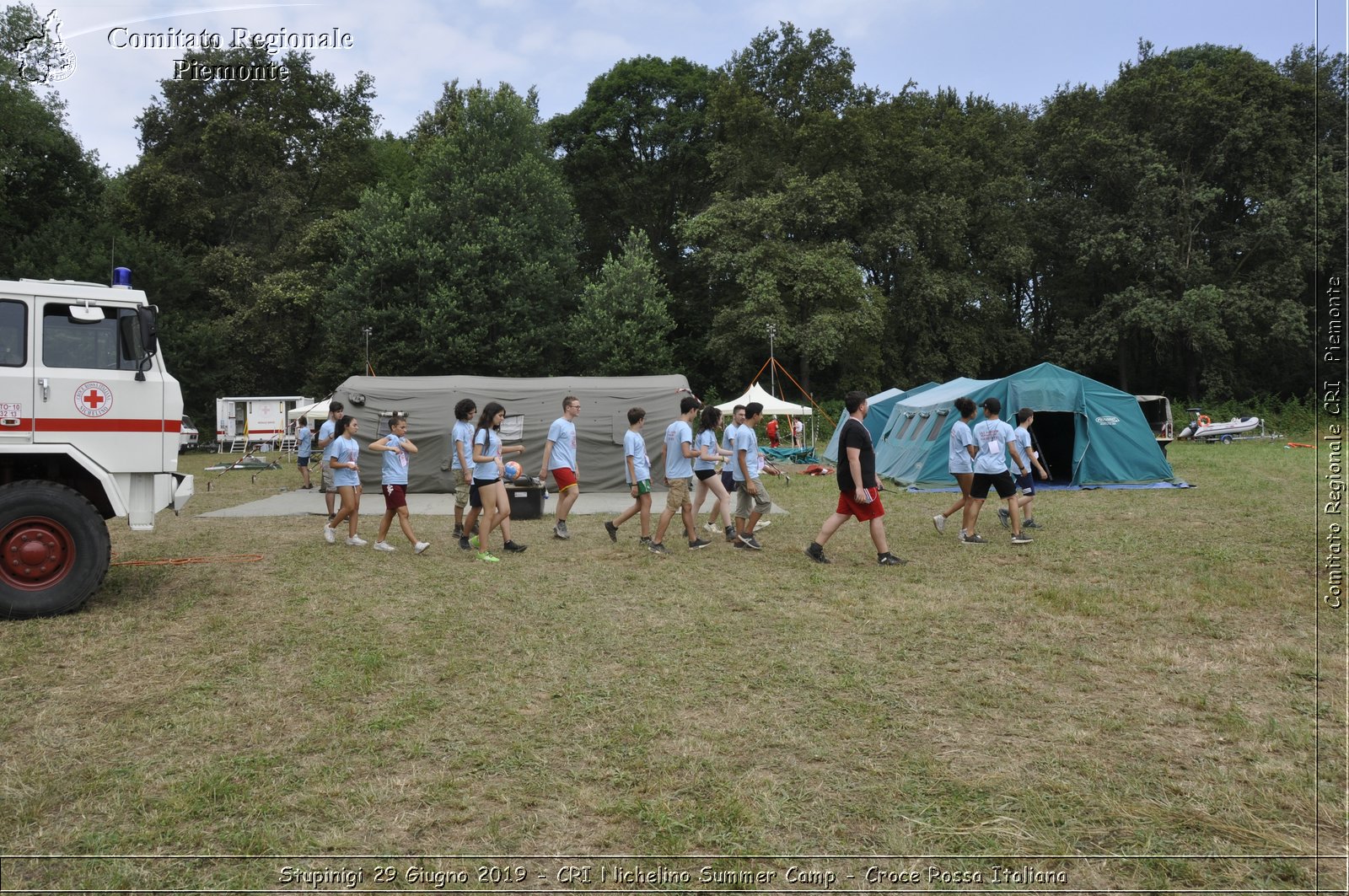 Stupinigi 29 Giugno 2019 - CRI Nichelino Summer Camp - Croce Rossa Italiana - Comitato Regionale del Piemonte