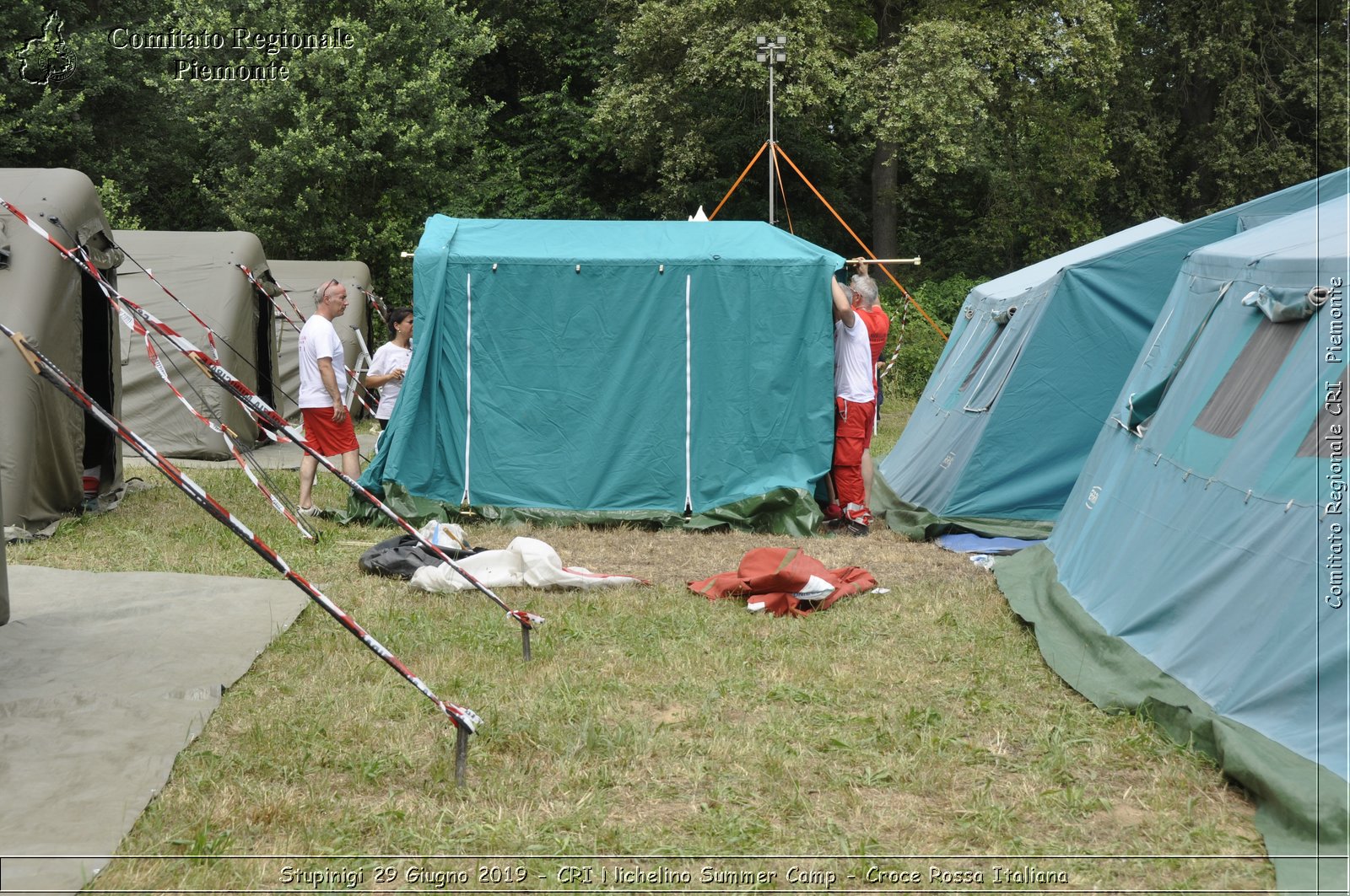 Stupinigi 29 Giugno 2019 - CRI Nichelino Summer Camp - Croce Rossa Italiana - Comitato Regionale del Piemonte