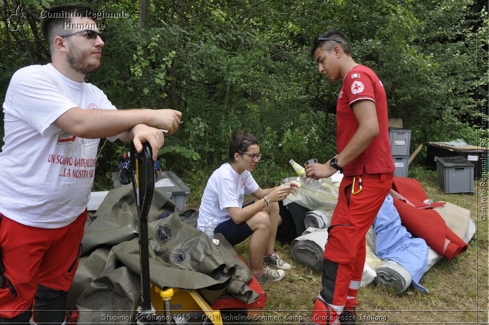 Stupinigi 29 Giugno 2019 - CRI Nichelino Summer Camp - Croce Rossa Italiana - Comitato Regionale del Piemonte