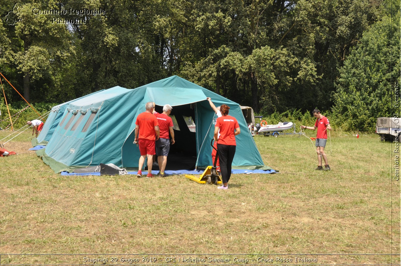 Stupinigi 29 Giugno 2019 - CRI Nichelino Summer Camp - Croce Rossa Italiana - Comitato Regionale del Piemonte