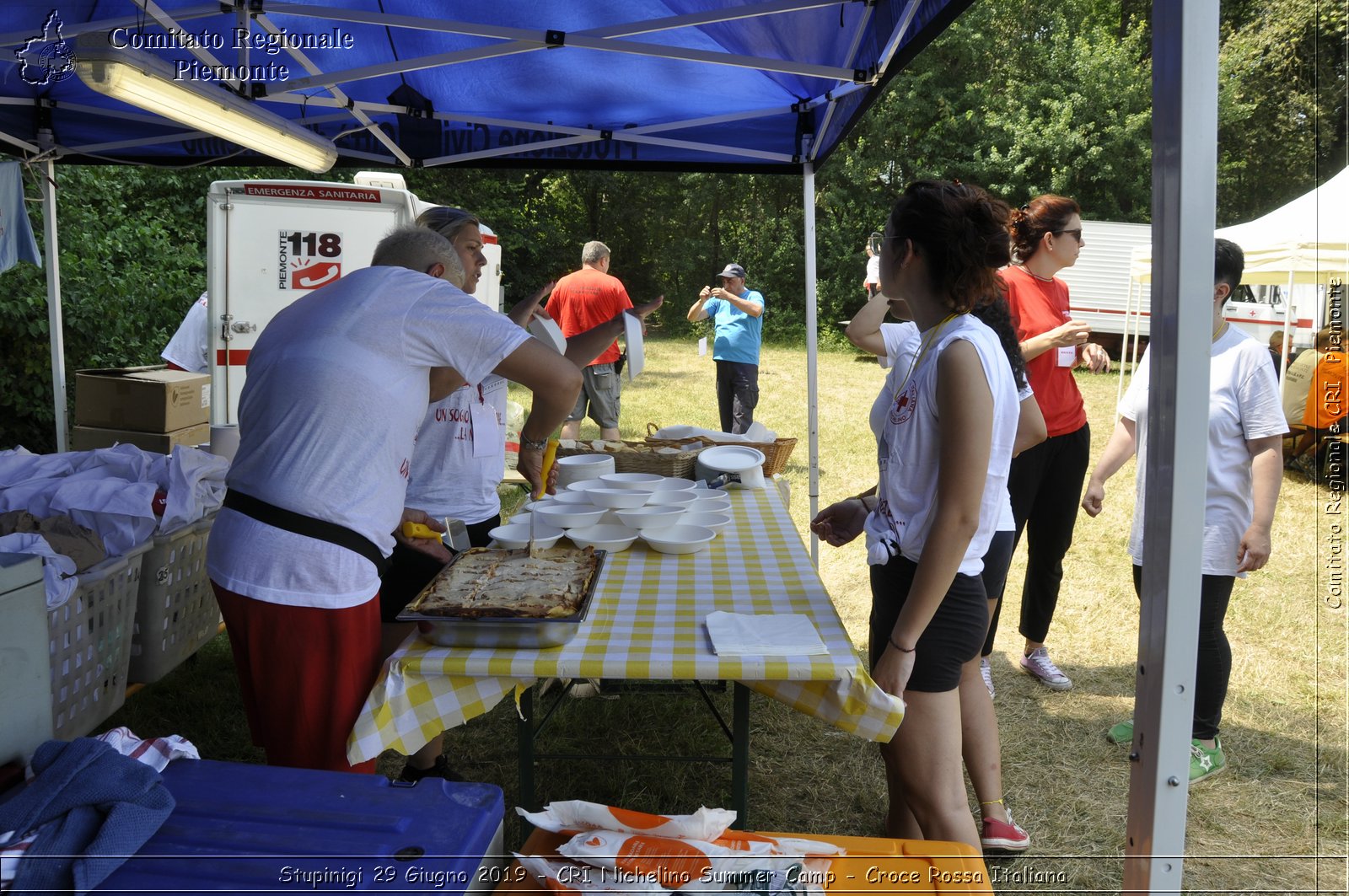 Stupinigi 29 Giugno 2019 - CRI Nichelino Summer Camp - Croce Rossa Italiana - Comitato Regionale del Piemonte