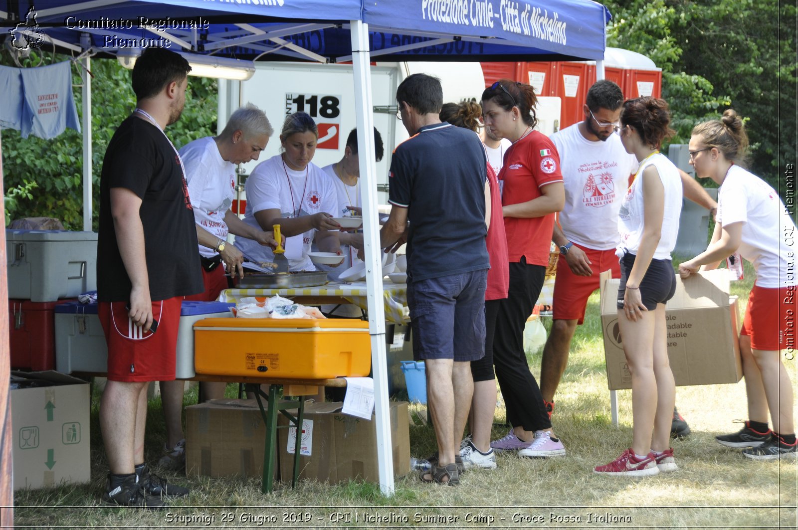 Stupinigi 29 Giugno 2019 - CRI Nichelino Summer Camp - Croce Rossa Italiana - Comitato Regionale del Piemonte