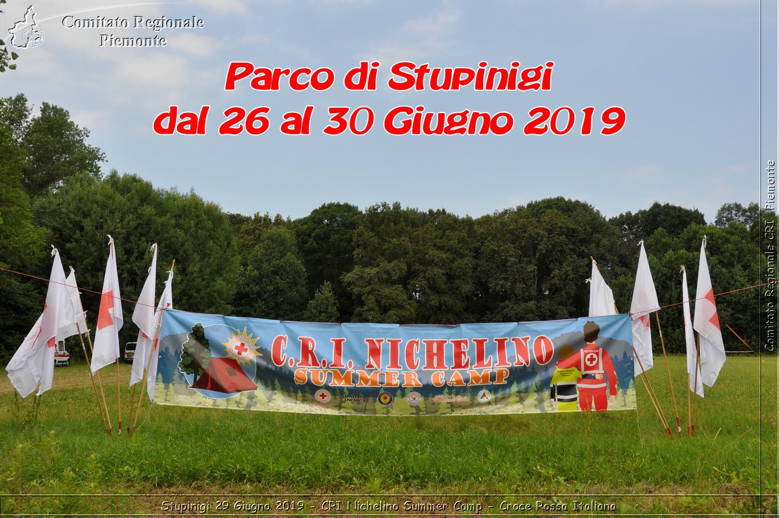 Stupinigi 29 Giugno 2019 - CRI Nichelino Summer Camp - Croce Rossa Italiana - Comitato Regionale del Piemonte