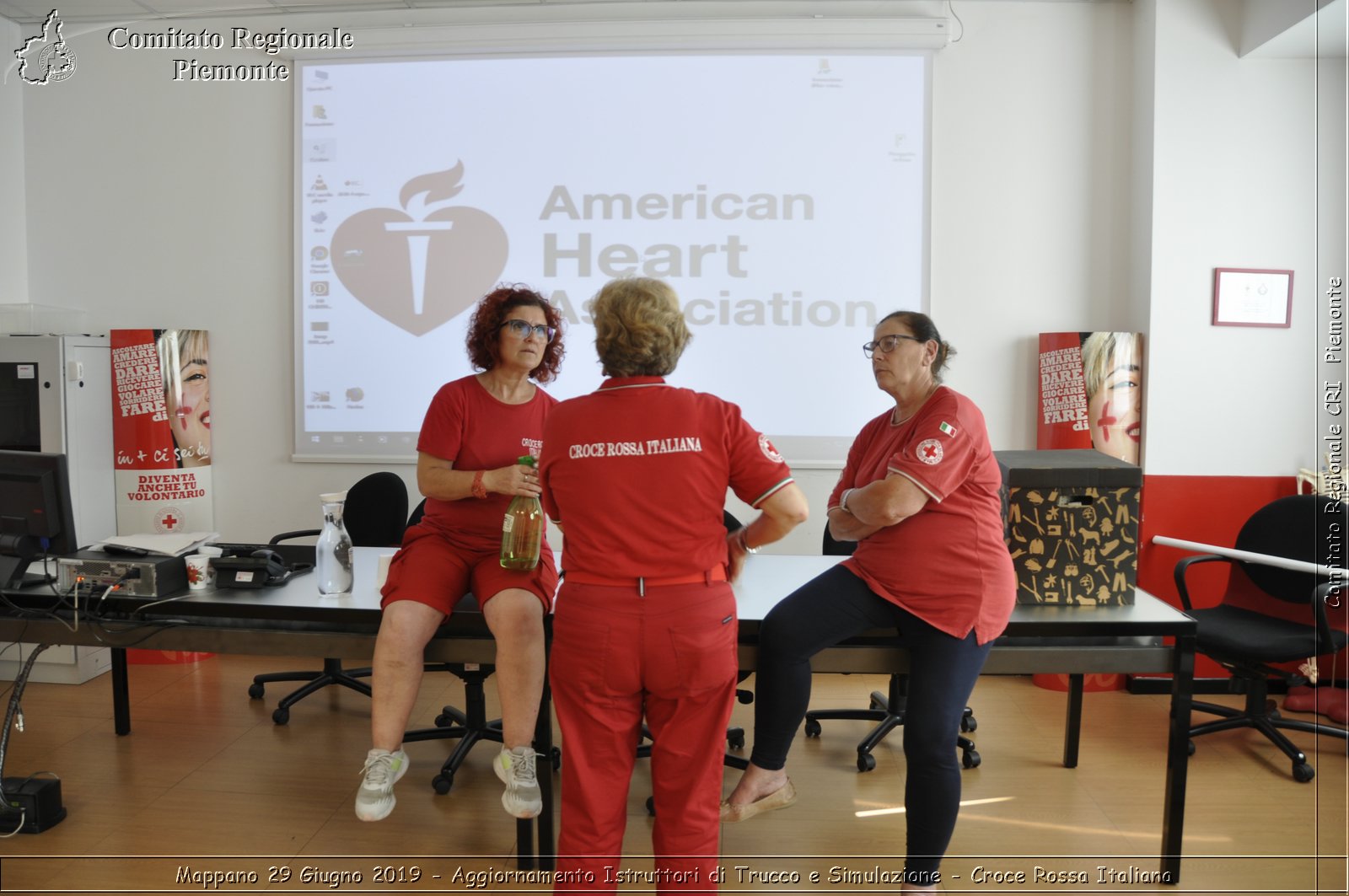 Mappano 29 Giugno 2019 - Aggiornamento Iastruttori di Trucco e Simulazione - Croce Rossa Italiana - Comitato Regionale del Piemonte