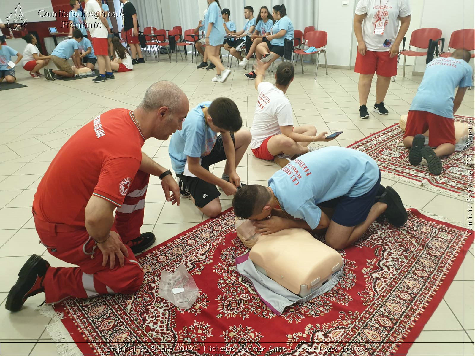 Stupinigi 30 Giugno 2019 - Nichelino Summer Camp - Croce Rossa Italiana - Comitato Regionale del Piemonte