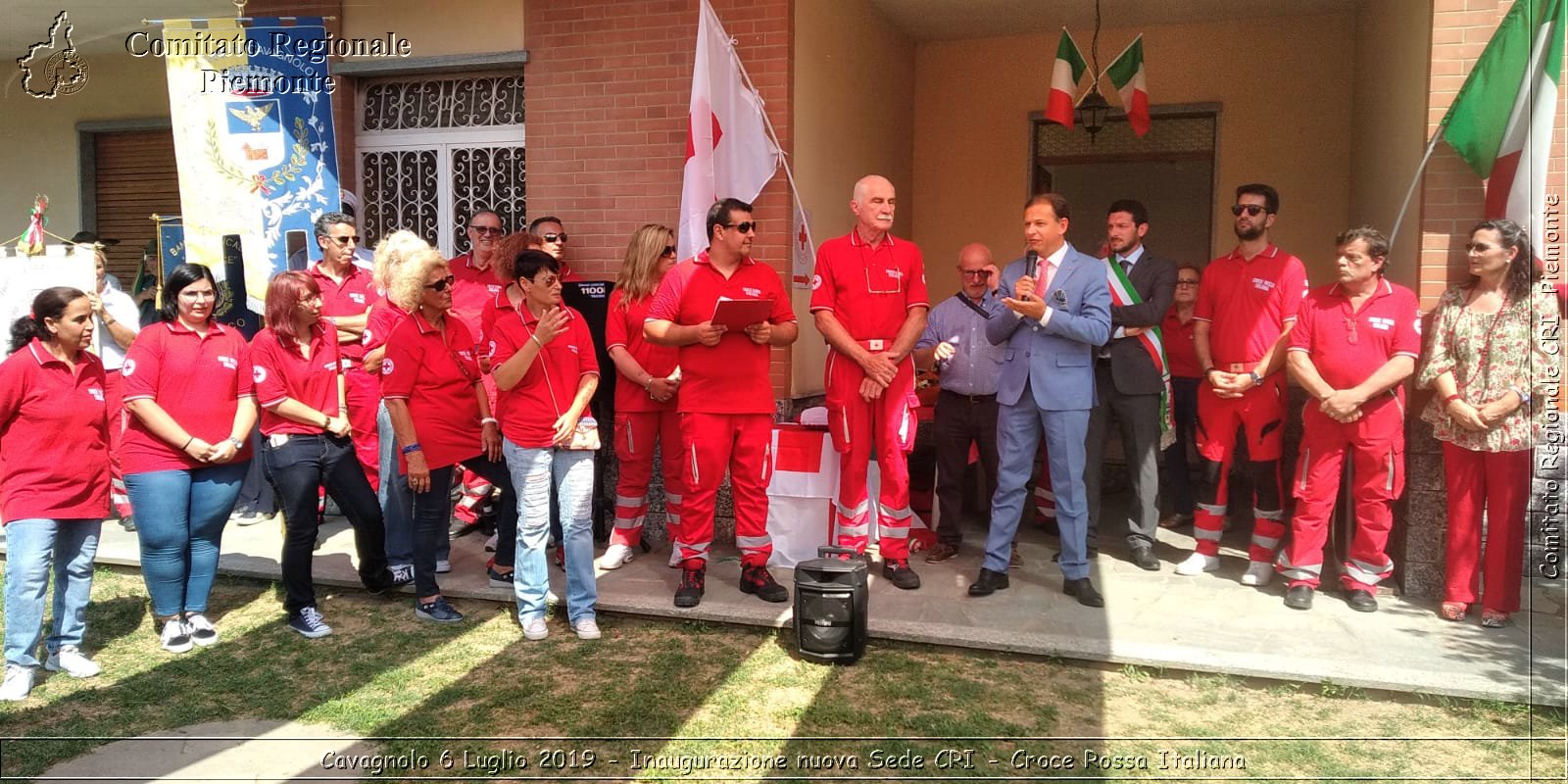 Cavagnolo 6 Luglio 2019 - Inaugurazione nuova Sede CRI - Croce Rossa Italiana - Comitato Regionale del Piemonte