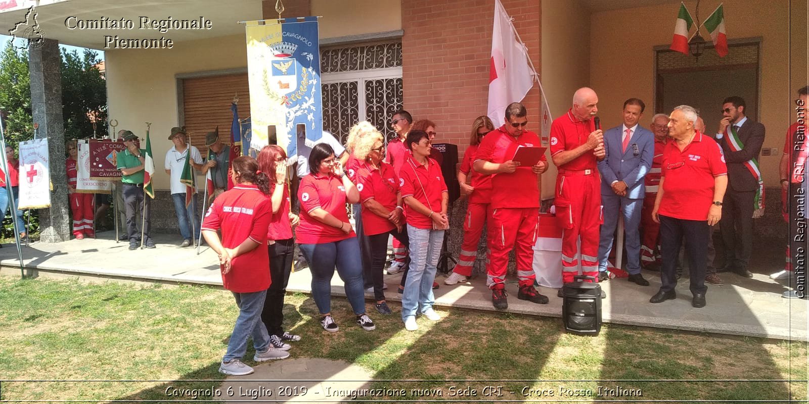 Cavagnolo 6 Luglio 2019 - Inaugurazione nuova Sede CRI - Croce Rossa Italiana - Comitato Regionale del Piemonte