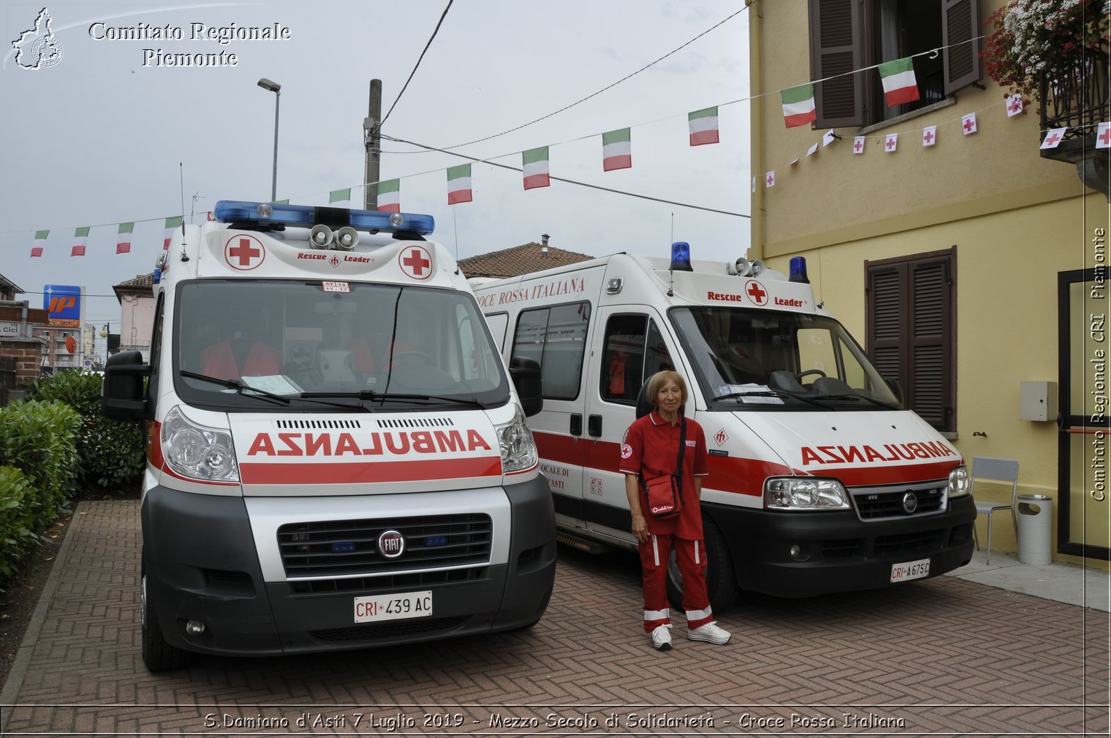 S.Damiano d'Asti 7 Luglio 2019 - Mezzo Secolo di Solidariet - Croce Rossa Italiana - Comitato Regionale del Piemonte