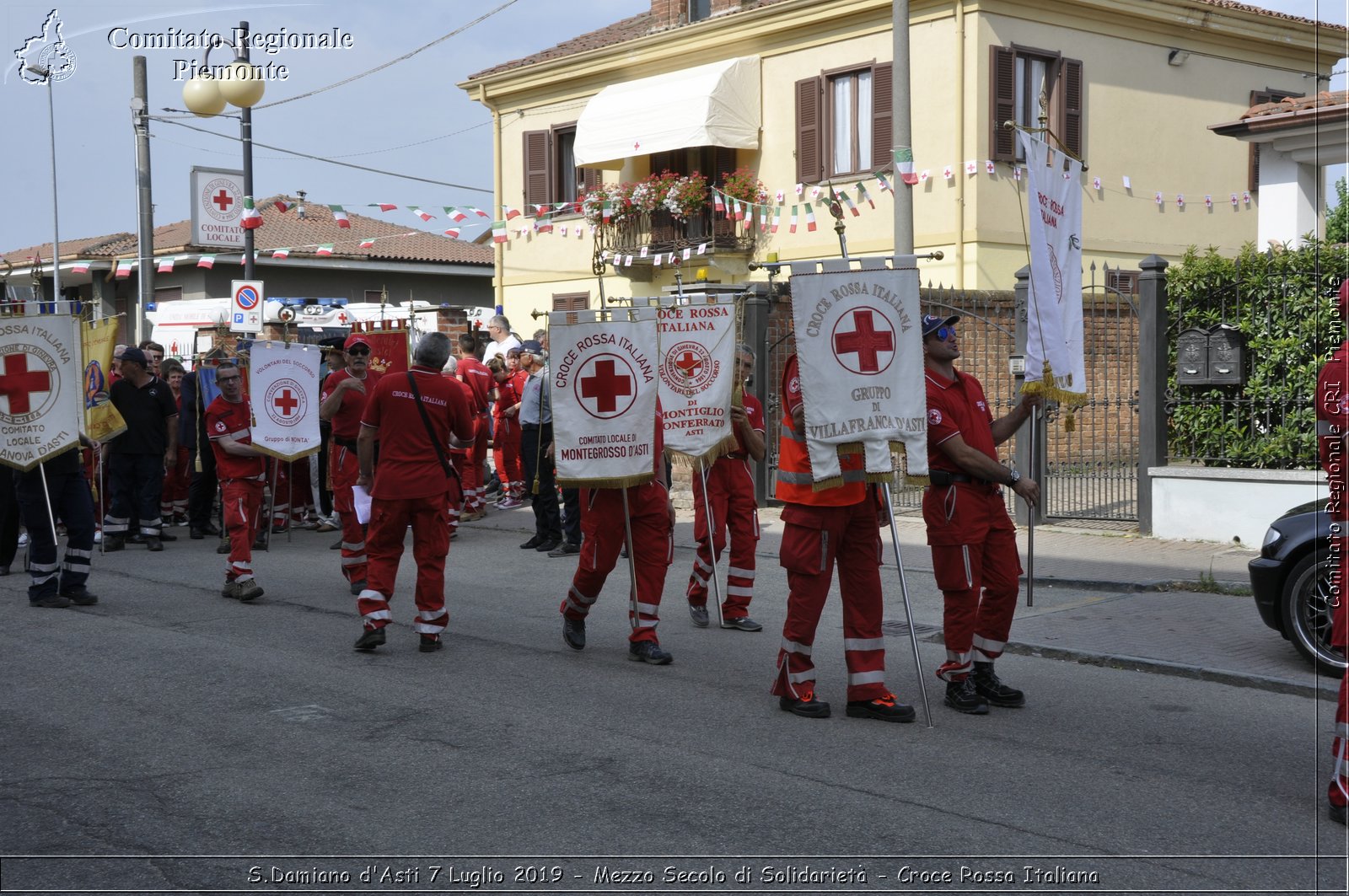 S.Damiano d'Asti 7 Luglio 2019 - Mezzo Secolo di Solidariet - Croce Rossa Italiana - Comitato Regionale del Piemonte