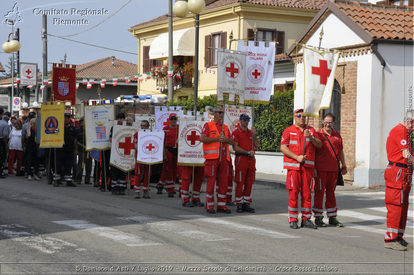 S.Damiano d'Asti 7 Luglio 2019 - Mezzo Secolo di Solidariet - Croce Rossa Italiana - Comitato Regionale del Piemonte