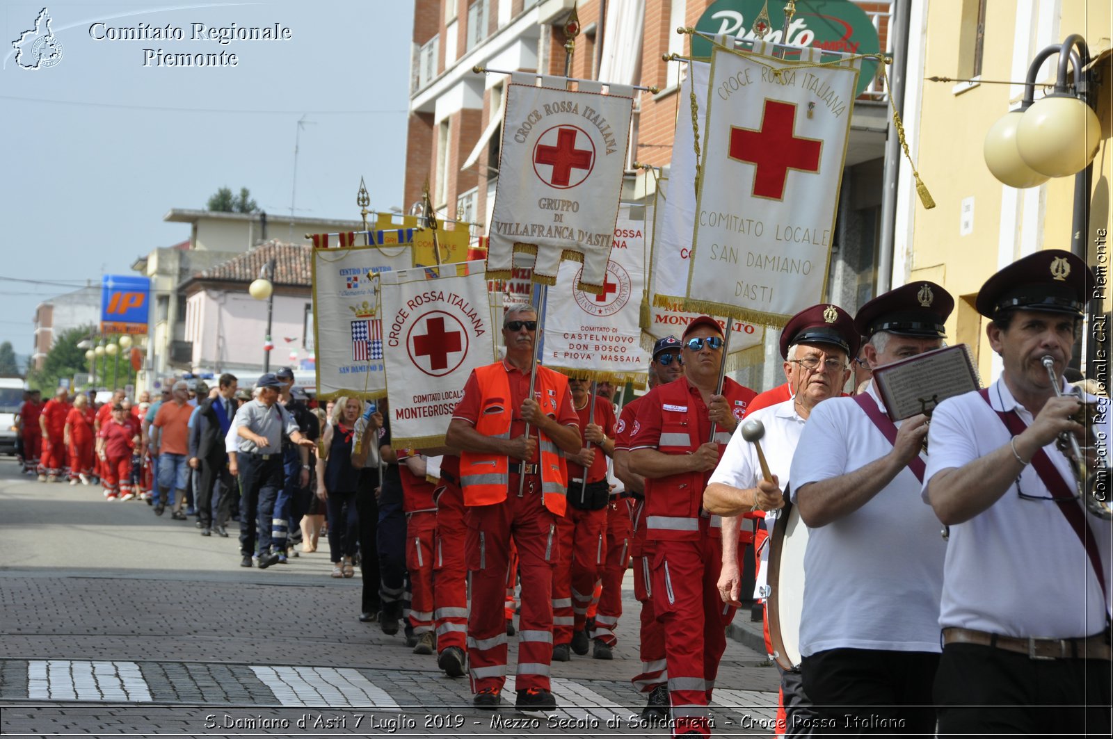 S.Damiano d'Asti 7 Luglio 2019 - Mezzo Secolo di Solidariet - Croce Rossa Italiana - Comitato Regionale del Piemonte