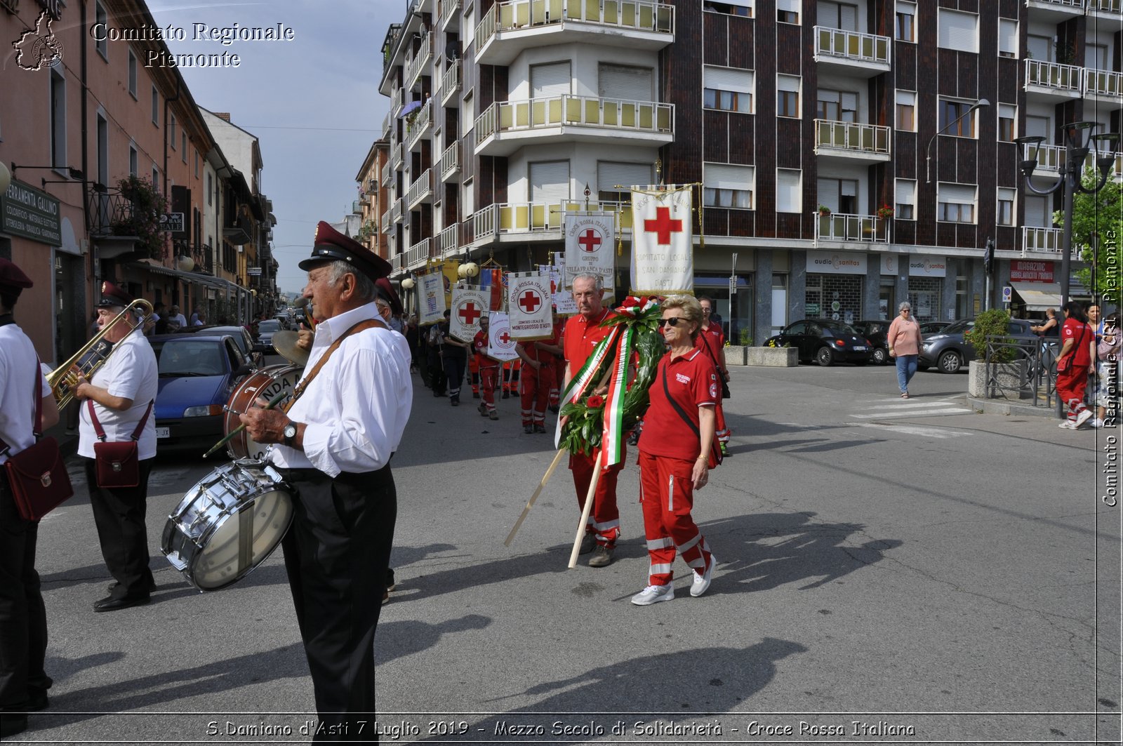 S.Damiano d'Asti 7 Luglio 2019 - Mezzo Secolo di Solidariet - Croce Rossa Italiana - Comitato Regionale del Piemonte