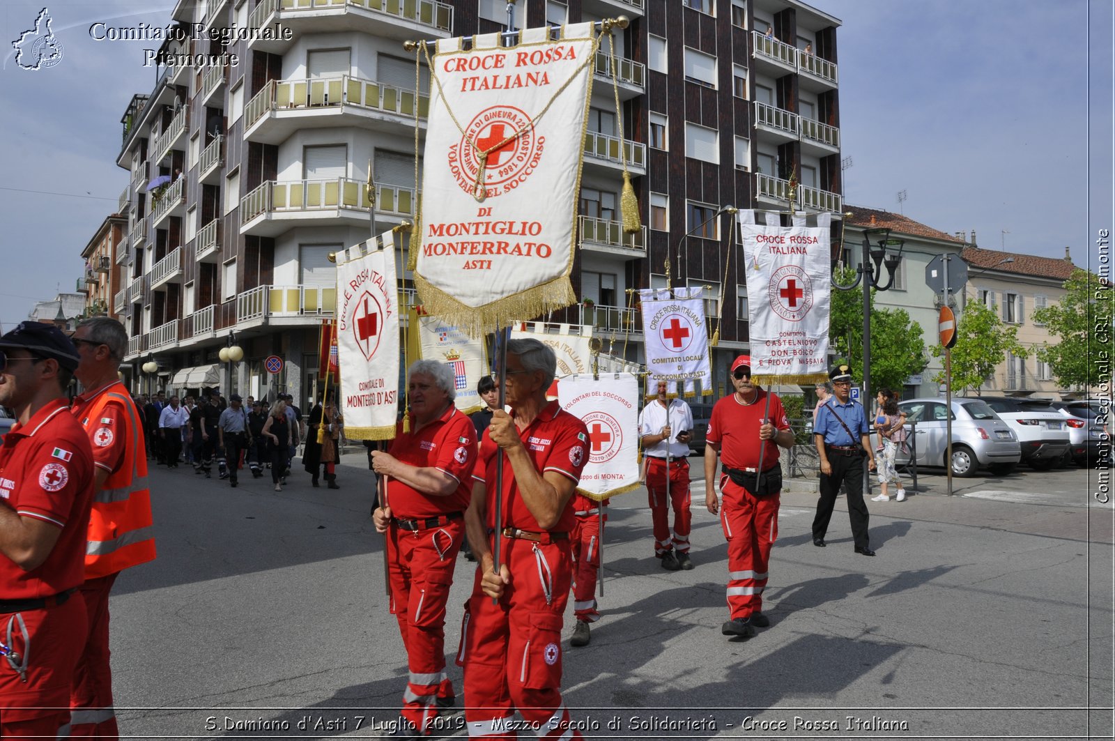 S.Damiano d'Asti 7 Luglio 2019 - Mezzo Secolo di Solidariet - Croce Rossa Italiana - Comitato Regionale del Piemonte