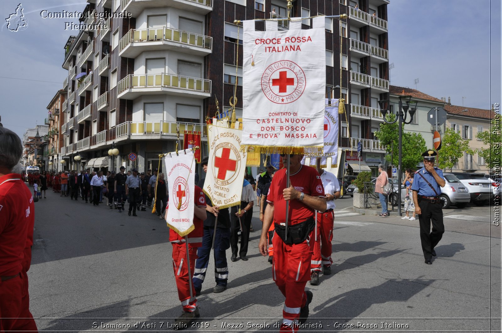 S.Damiano d'Asti 7 Luglio 2019 - Mezzo Secolo di Solidariet - Croce Rossa Italiana - Comitato Regionale del Piemonte